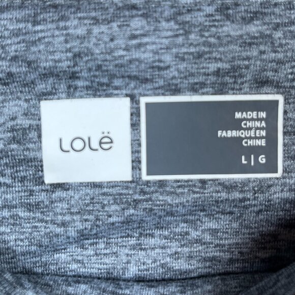 Lole Pull On Jogger Pants Womens Large Gray Drawstring Stretch Casual Lounge - Picture 2 of 11